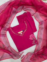 PREMIUM ROMAN SILK DESIGNER SALWAR SET 0555