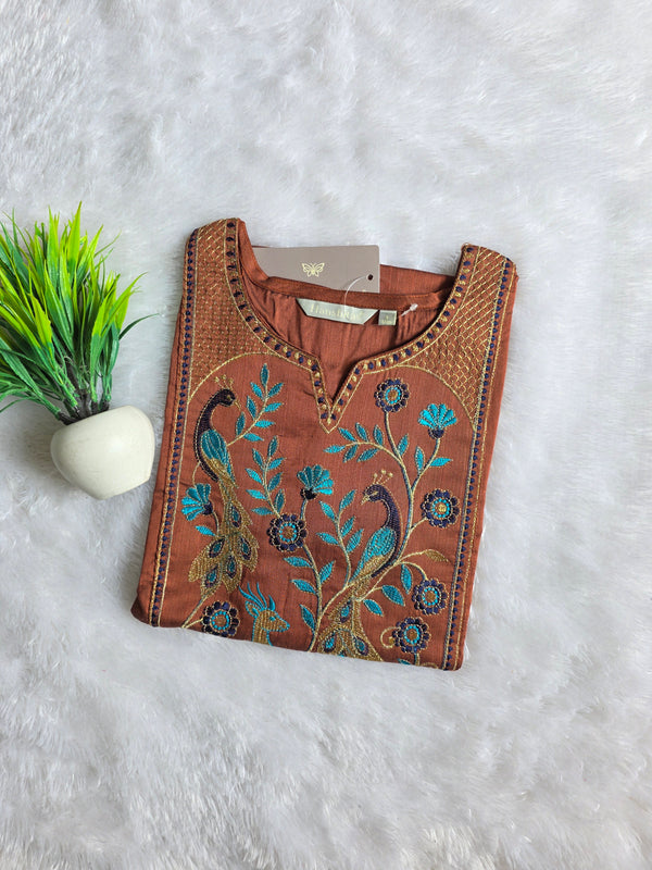 EMBROIDERY FUNCTIONAL WEARS KURTIS 0530