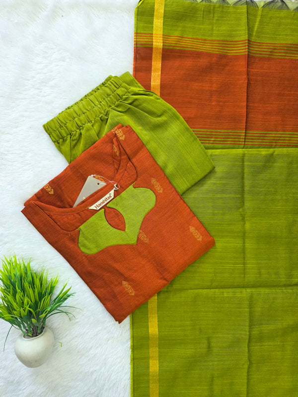 HANDLOOM PREMIUM RAW SILK SALWAR SETS 0630