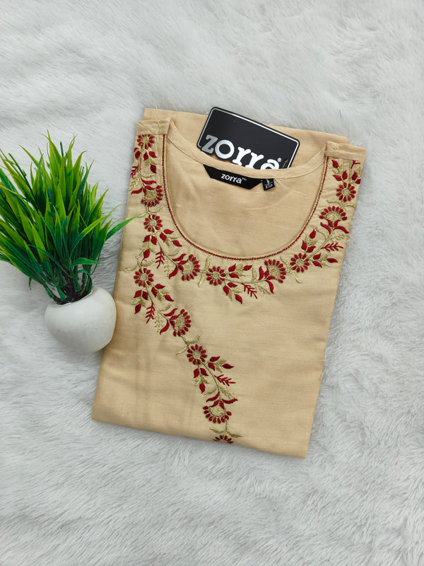 EMBROIDERY OFFICE/ COLLEGE WEAR KURTIS 0456