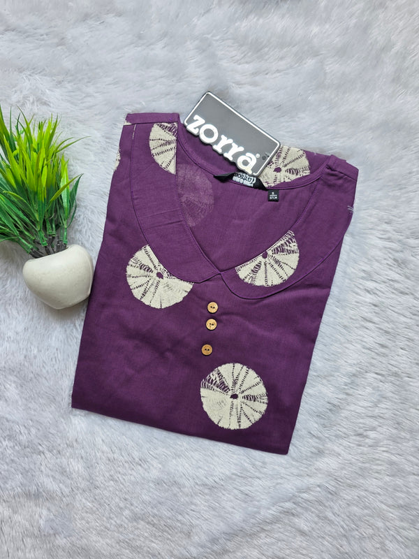 COTTON OFFICE /COLLEGE WEAR KURTIS 0563