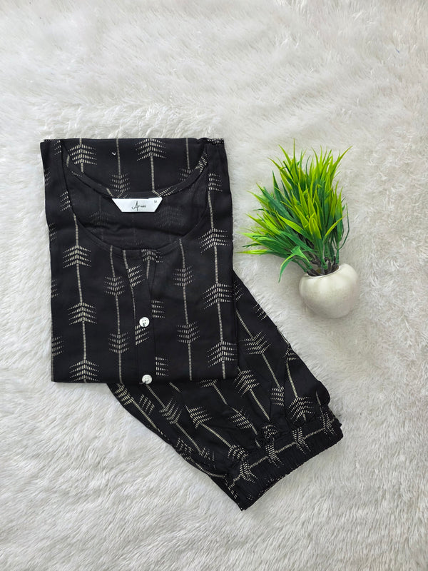 BLACK BUDGET FRIENDLY CO-ORD SETS 2200