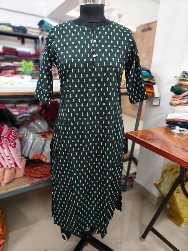 BUDGET FRIENDLY OFFICE/COLLEGE WEAR KURTIS 0500