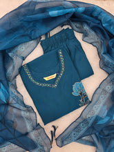 PREMIUM ROMAN SILK DESIGNER SALWAR SET 0555