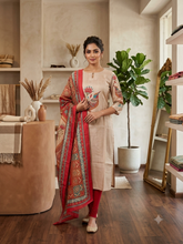 PREMIUM TUSSAR SILK KURTI +DUPPATTA 0658