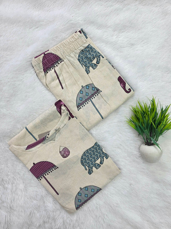 TRENDING ELEPHANT DESIGN KEYHOLE CO-ORD SETS (W) 0635
