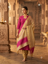 HANDLOOM PREMIUM RAW SILK SALWAR SETS 0630