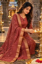SHINING SILK COTTON SALWAR SETS 0651