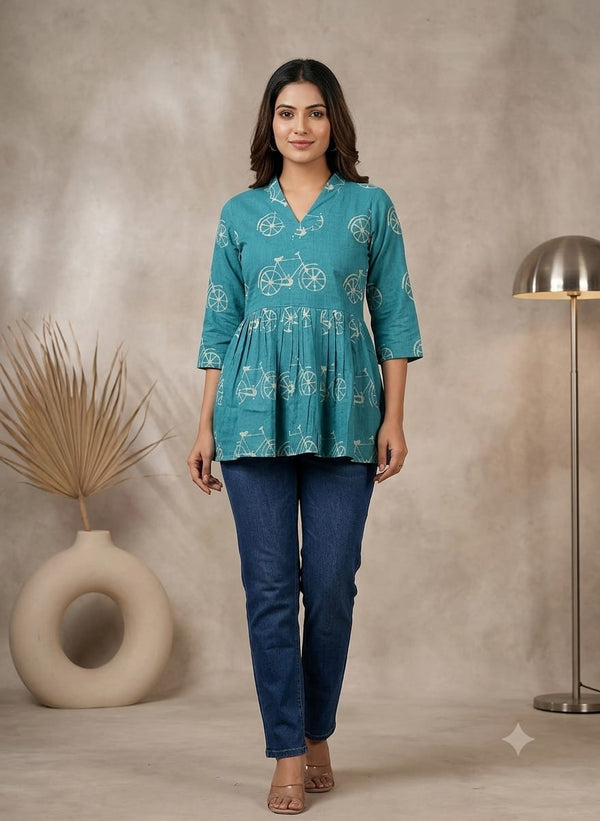 PEPLUM STYLE SHORT TOPS 0518
