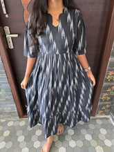 IKKAT COTTON MAXI DRESS / 0646
