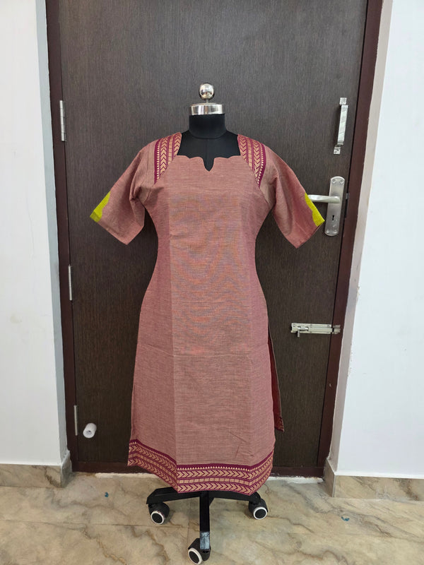 TRADITIONAL MANGALGIRI COTTON KURTIS 0568
