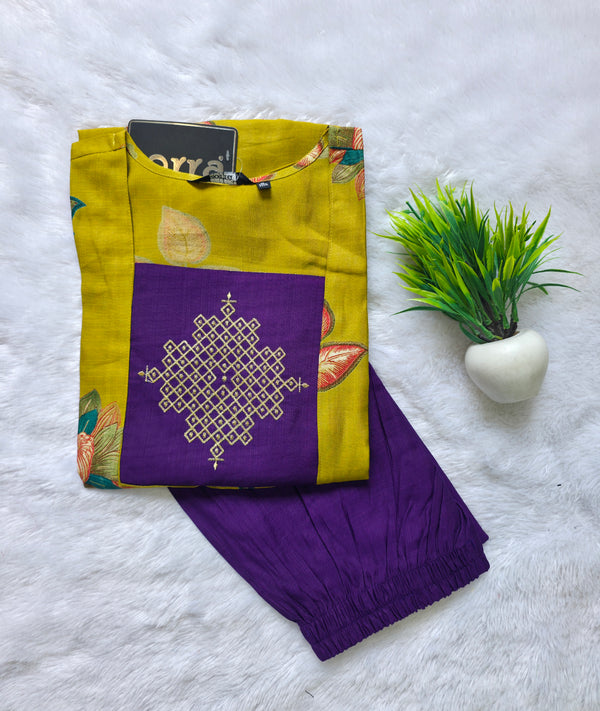 VATICAN SILK KOLAM CO-ORD SETS 0553