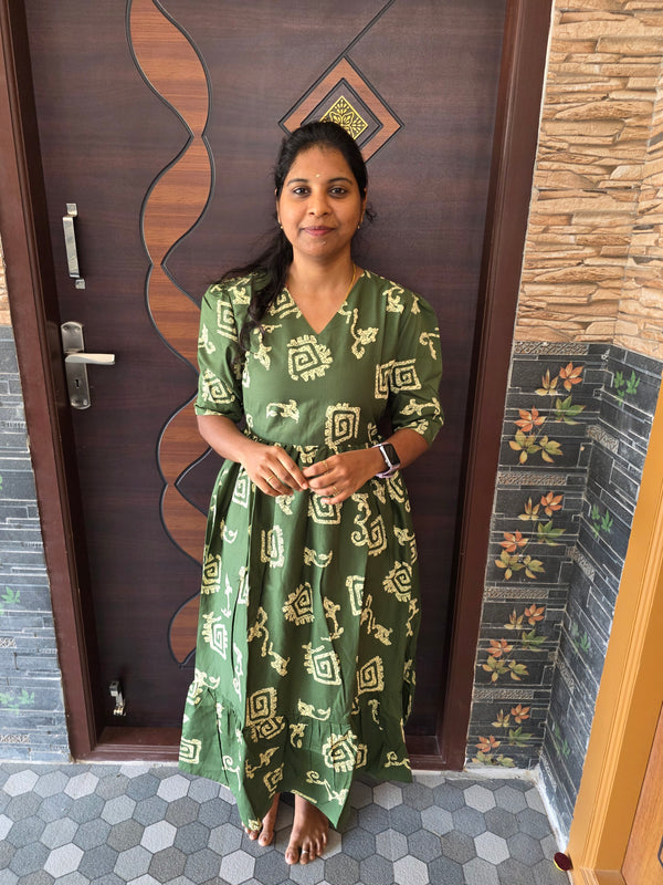 COTTON MAXI DRESS 0550