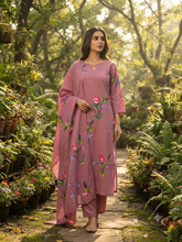 HANDPAINTED MUL COTTON SALWAR SETS 0612