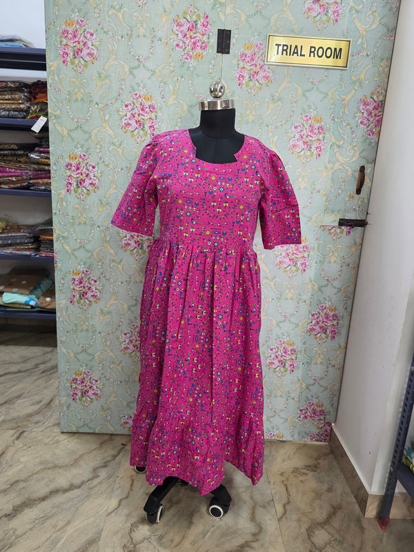 COTTON MAXI DRESS 0550