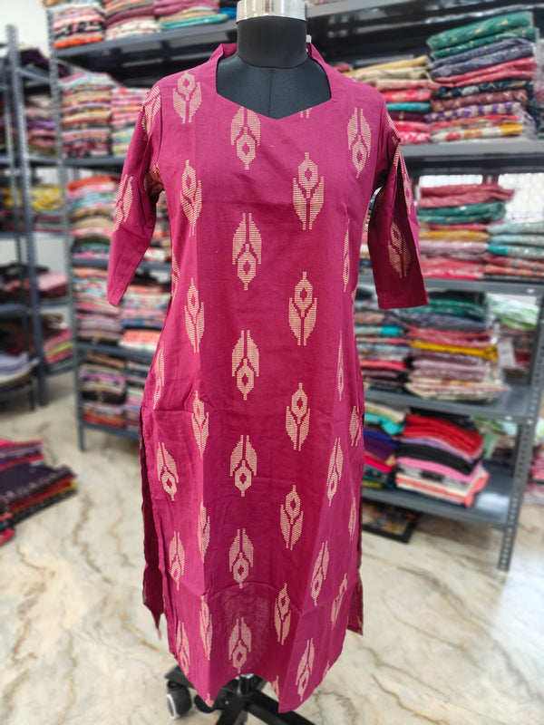 PREMIUM FLEX COTTON  KURTIS 0463