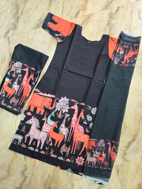 KALAMKARI THEMED SALWAR SETS 0541