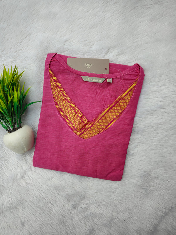 BUDGET FRIENDLY TRADITIONAL MANGALGIRI COTTON KURTIS 0233