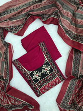 AJRAKH PRINTED COTTON SALWAR SETS 0632