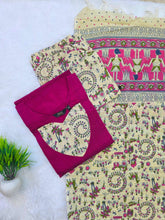 BUTTER SILK WITH MADHUBANI INSPIRED SALWAR 0649