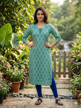 V-NECK COLLAR COTTON KURTIS 0546 (SUMMER SPECIAL)
