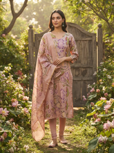 PREMIUM TUSSAR SILK KURTI +DUPPATTA 0569