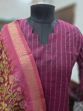 PREMIUM RAW SILK+ KALAMKARI SALWAR SETS 2222