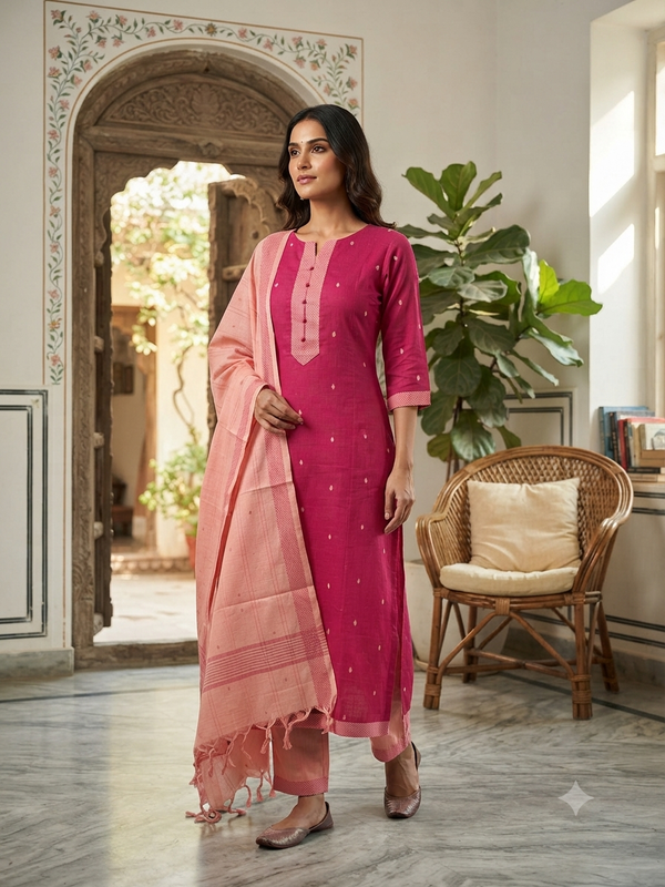 PREMIUM HANDLOOM COTTON SALWAR SETS 0333