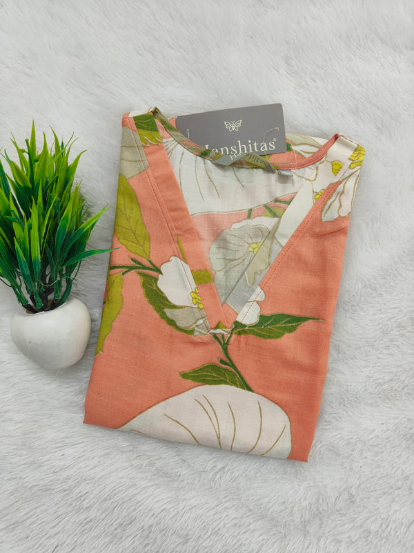 LINEN SLUB COTTON KURTIS 0445