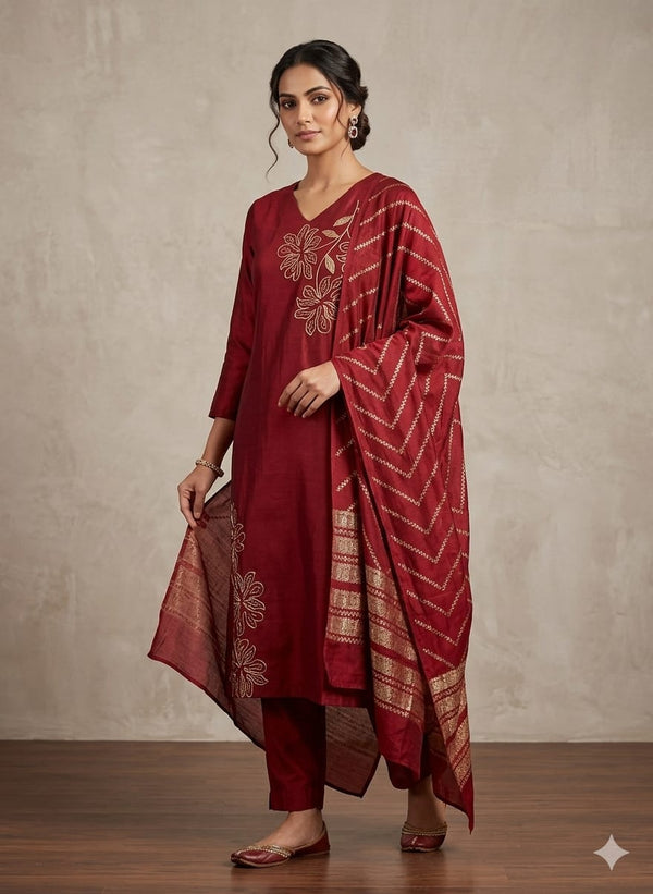 DIPTI PREMIUM VATICAN SILK SALWAR SETS 0589