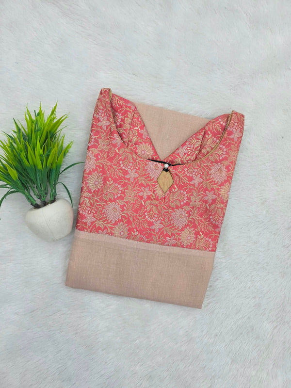 TWO-TONE FESTIVE KURTIS 0626