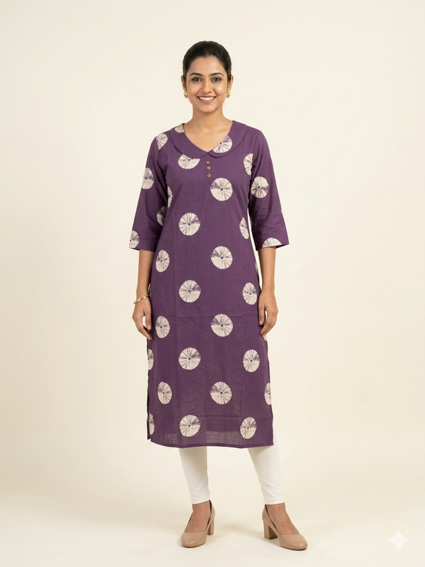 COTTON OFFICE /COLLEGE WEAR KURTIS 0563