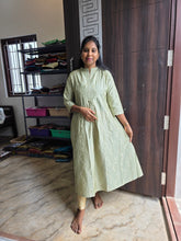PREMIUM SILK COLLAR NECK UMBRELLA KURTIS 0556