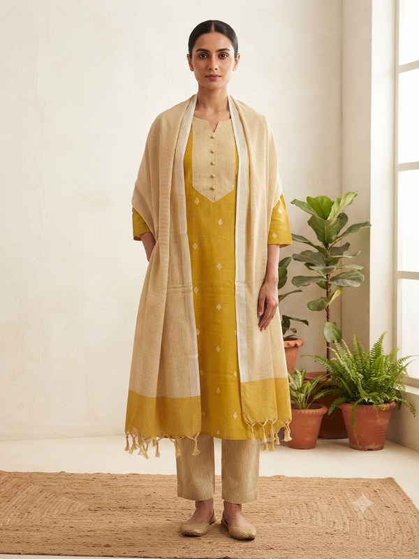 PREMIUM HANDLOOM COTTON SALWAR SETS 0444