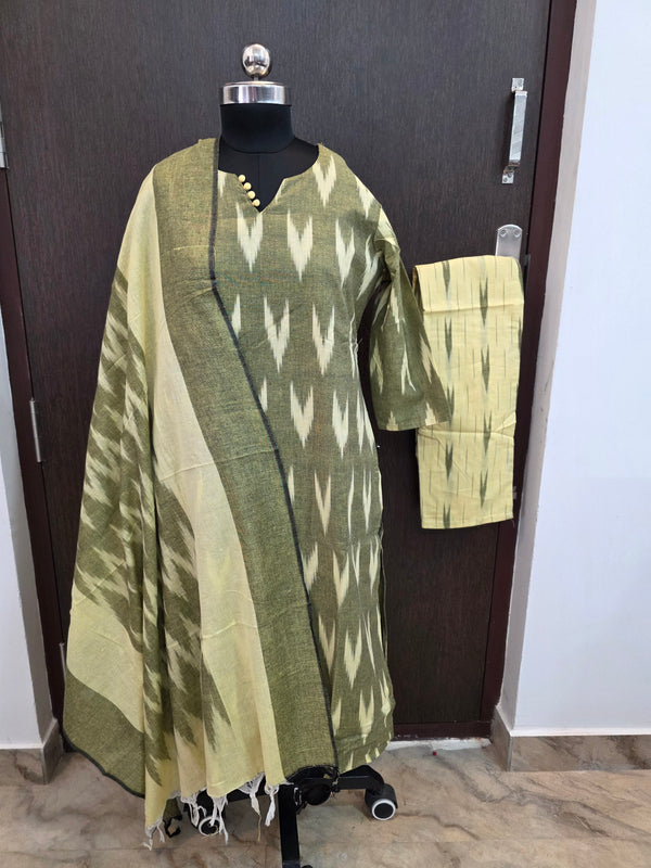 PREMIUM IKKAT COTTON SALWAR SETS 0539