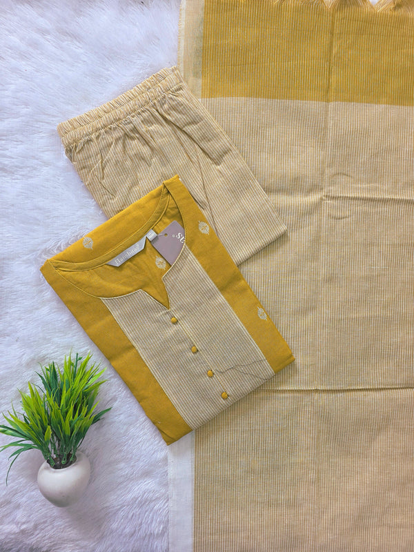 PREMIUM HANDLOOM COTTON SALWAR SETS 0444