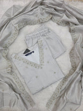 SILVER PARTY WEAR SALWAR SETS 0603