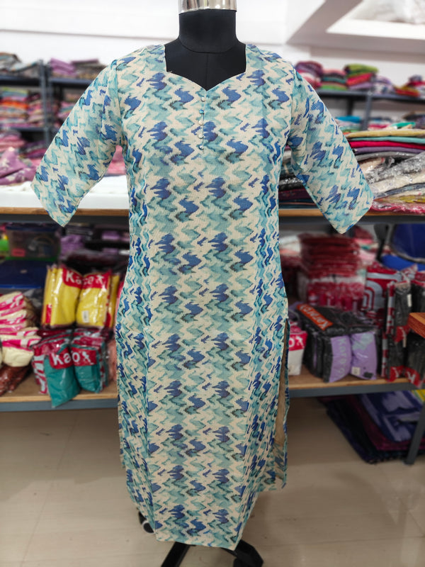 BUDGET FRIENDLY TISSUE KURTIS 0472