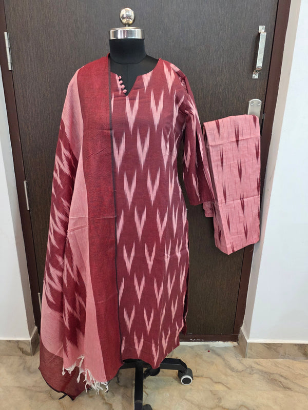 PREMIUM IKKAT COTTON SALWAR SETS 0539