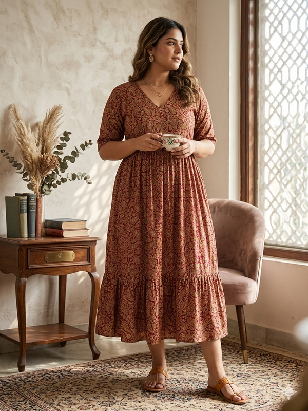 COTTON MAXI DRESS 0550