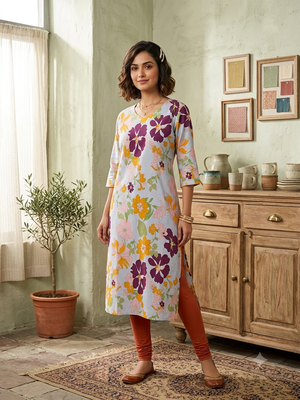 BUDGET FRIENDLY OFFICE /COLLEGE WEAR KURTIS 0580