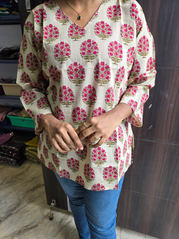 COTTON SHORT TOPS 0518