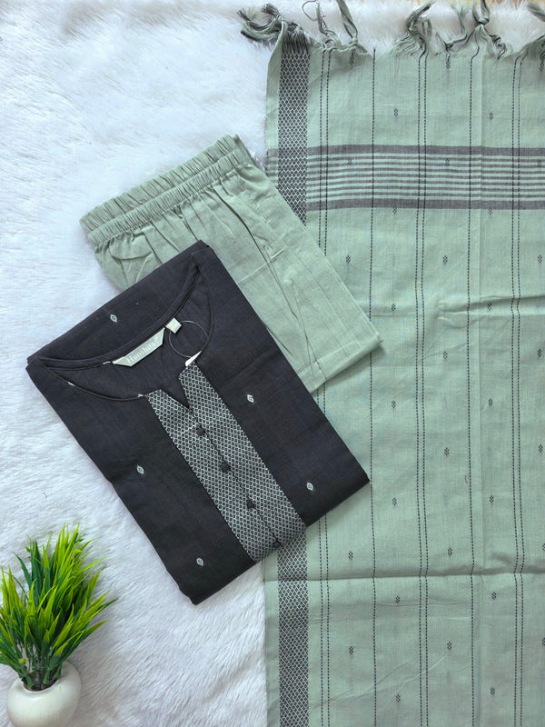 PREMIUM HANDLOOM COTTON SALWAR SETS 0333