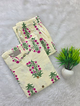HANDBLOCK COTTON CO-ORD SETS PINK 0601
