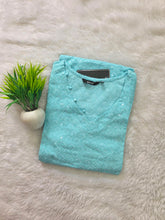 CHIKANKARI KURTIS SKYBLUE 0605