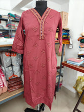 EMBROIDERY OFFICE/ COLLEGE WEAR KURTIS 0456