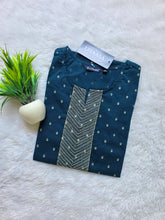 DOBBY COTTON EMBROIDERY KURTIS 0557