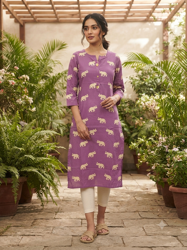BUDGET FRIENDLY OFFICE / COLLEGE WEAR KURTIS 0580