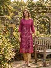 PREMIUM LINEN ZARI KURTIS 0515