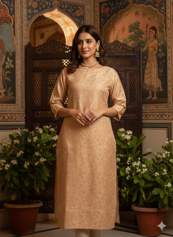 PREMIUM HANDLOOM BANARASI KURTIS 0512
